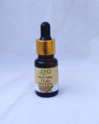 Frizz Free Hair Serum with white background