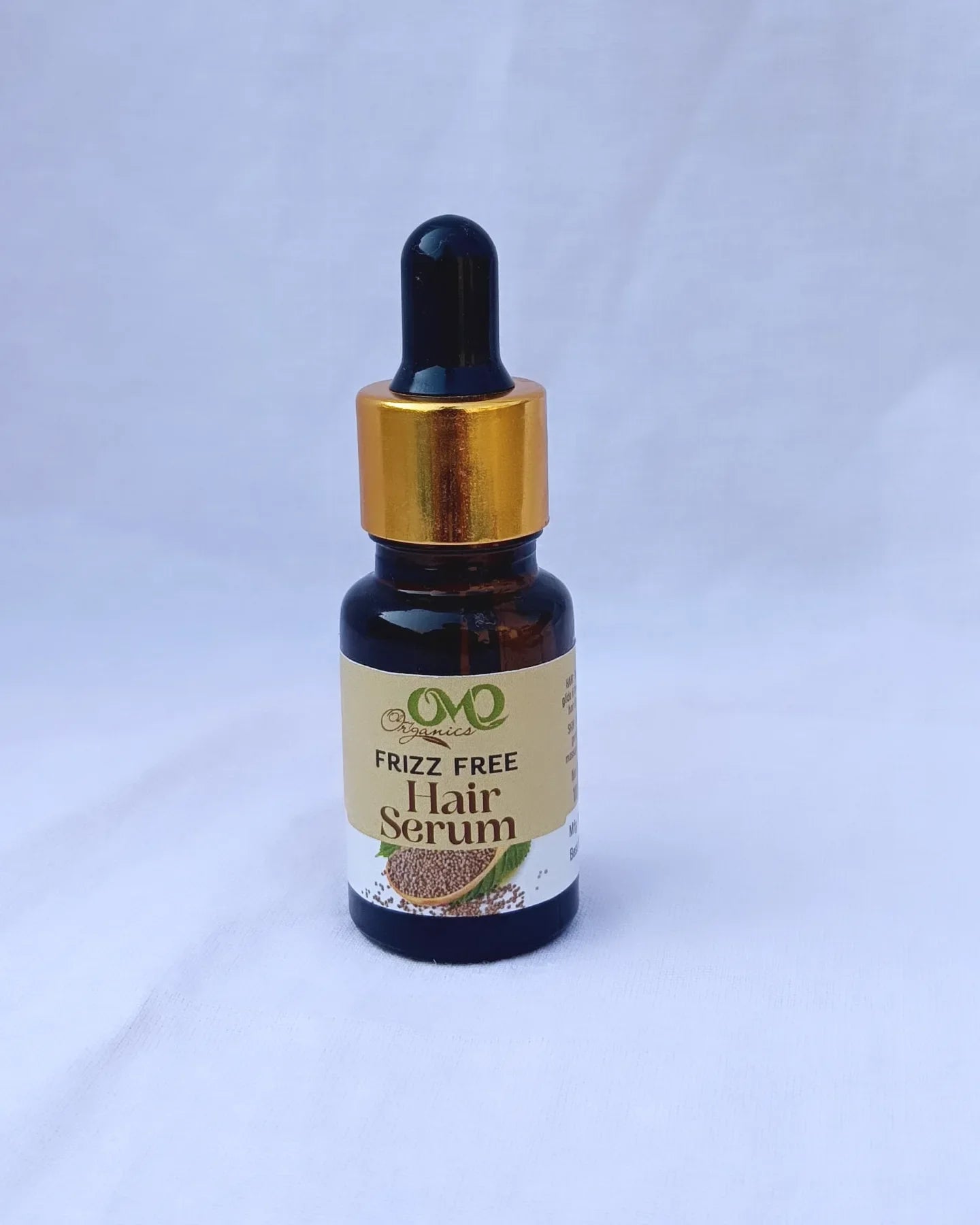 Frizz Free Hair Serum with white background